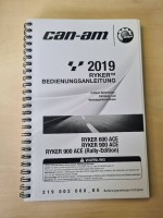 Can Am Bedienungsanleitung Ryker 600. 900, Rally 2019
