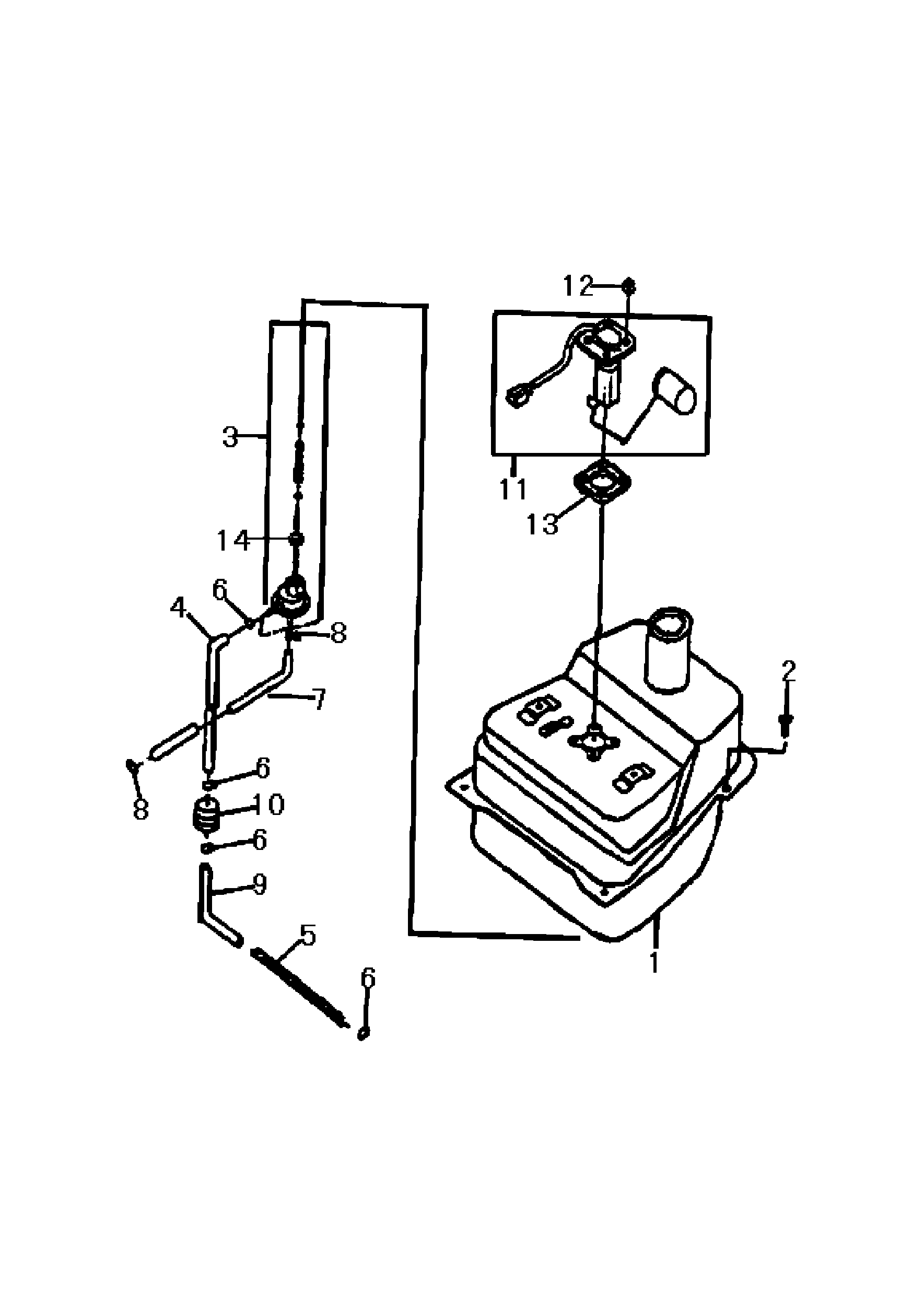 Benzintank, Rahmen, RY6 50, KEEWAY (QJ)